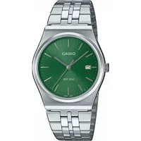 CASIO TIMELESS COLLECTION Quarzuhr MTP-B145D-3AVEF, Armbanduhr, Herrenuhr, Damenuhr, Jugendliche, Datum, Edelstahlarmband