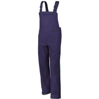 Qualitex Workwear Arbeitslatzhose classical Latzhose - pflegeleichter Blaumann aus reiner Baumwolle