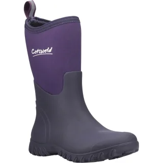 Cotswold Ashmead Gummi Damen lila Gummistiefel