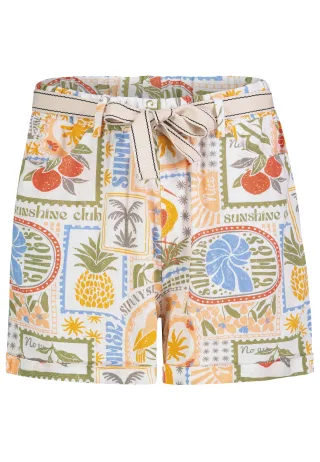 Authentic Style - RE9CIGt1cnplIEhvc2U= tropical: white - multicolour - Gr. - XS
