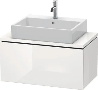 Duravit L-Cube Konsolenwaschtischunterbau wandhängend Weiß Hochglanz 820x477x400 mm - LC580208585 LC580208585