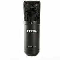 FAME Mikrofon (Audio Studio CU2 USB Kondensator-Mikrofon für Podcasts und Vocal Recording), Audio Studio CU2, USB Kondensator-Mikrofon, Podcasts Vocal Recording