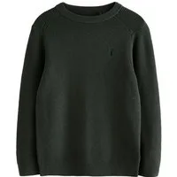 Next Rundhalspullover Strickpullover mit Rundhalsausschnitt und Hirsch (1-tlg)
