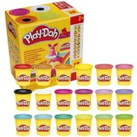 Play-Doh Knete Hasbro Play Doh 18er Fantasiepack Knete 18 Dosen/Farben 1,53kg Knete