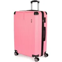BRUBAKER Koffer London - Hartschalen Reisekoffer mit Zahlenschloss, 4 Rollen, Rollkoffer 49 x 76,5 x 29,5 cm - Hartschalenkoffer Trolley, Größe XL