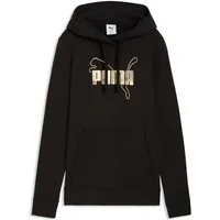 PUMA Kapuzensweatshirt ESS LOGO LAB METALLIC HOODIE TR Regular Fit, mit Print-Applikationen, mit Kängurutasche, mit Kapuze