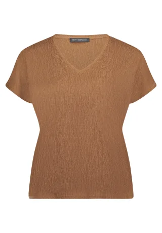 Betty Barclay - Strukturshirt Classic Nougat - Gr. - 36