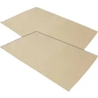 NYVI Gartentischdecke Platzdeckchen SunLounge 2er Pack 30x45 cm Wasserabweisend (1-tlg), Outdoor Tischdecke Gartentischdecke mit Lotuseffekt
