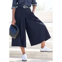 LASCANA Hosenrock mit extra weitem Bein und modischen Bundfalten weite Anzughose Sommer, sommerliche Eleganz, Business chic
