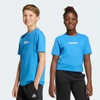 adidas Sportswear T-Shirt J LIN TEE 160 für Kinder, mit Rundhalsausschnitt, ohne Verschluss, aus Baumwolle