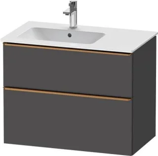 Duravit D-Neo Waschtischunterbau wandhängend Graphit Matt 810x462x625 mm - DE4366004490000 DE4366004490000