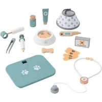 MUSTERKIND® Spielzeug-Arztkoffer Tierarzt Zubehör Set Mentha