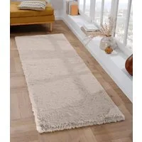 OTTO home Fellteppich Rabbit, Kunstfell, Kaninchenfell-Haptik, Microfaser, rechteckig, Höhe: 42 mm, besonders hoch und flauschig, Wohnzimmer, Schlafzimmer, Flur, Läufer