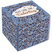 Herz & Heim Geschenkbox zum Vatertag - Geschenkverpackung aus stabiler Pappe, verschiedene Größen