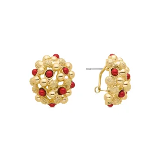 Luxenter Xiglor-Ohrringe aus 18 Karat Gelbgold