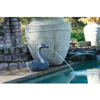 Ubbink Wasserspeier Schwan, BxLxH: 14x27x27 cm, ohne Schlauch und Pumpe