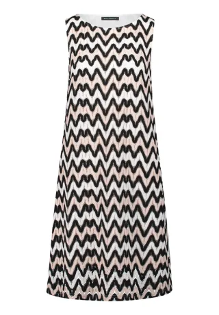 Betty Barclay - Kleid mit Allover-Muster schwarz - Gr. - 40