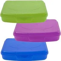 ALPFA Lunchbox Brotdose Lunchbox Proviantbox Vorratsdose Sandwich, Gemüse, Obst, Dose, Box, Behälter