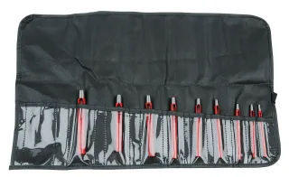 KS Tools Rundlocheisen-Satz, 9-tlg - 129.2107