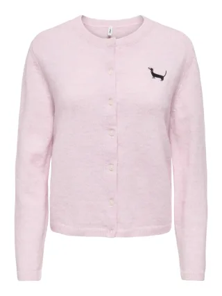 ONLY - ONLEVIA LS O-NECK CARDIGAN CC KNT Pale Lilac - Gr. - L