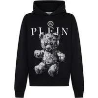 PHILIPP PLEIN Sweatshirt Teddy Mit Schmucksteinen