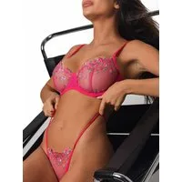 Elegant Love Set: Bügel-BH Sexy Unterwäsche set, Dessous Set aus Spitze (Set, 2-tlg., mit String) Lingerie-Set - Reizwäsche