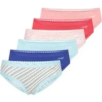 sloggi Hipster 6er Pack GO Crush (Spar-Set, 6-St) Hipster - Baumwolle - Atmungsaktiv - Komfortabel und atmungsaktiv