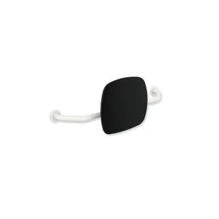 Hewi 801 Rückenstütze 801.51.917399 Wandabstand 230mm, Lehne tiefschwarz, reinweiß
