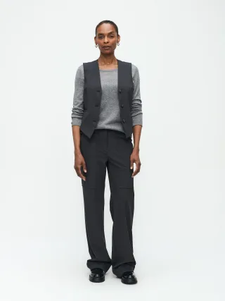 Jane Lushka - Erik Vest Technical Jersey dark grey - Gr. - M