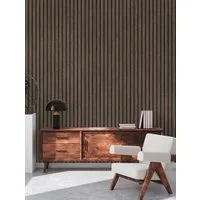 A.S. Création Vliestapete PrintWalls II Skandinavische Holzpaneele, strukturiert, matt, gemustert, neutral, (1 St), Holzoptik Vlies Wandtapeten Wohnzimmer Schlafzimmer Küche Optik