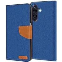 CoolGadget Handyhülle Denim Schutzhülle Flip Case für Samsung Galaxy A56 5G 6,7 Zoll, Book Cover Handy Tasche Jeans Hülle für Samsung A56 5G Klapphülle