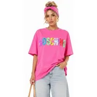 Moschino T-Shirt COUTURE 3D Logo Paint-Effect Shirt Oversize 3D-Logo mit handgemaltem Effekt