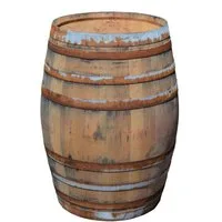 Temesso Stehtisch 225L RUSTIKALES Weinfass als Stehtisch