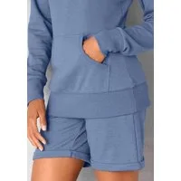 Bench. Loungewear Bermudas mit aufgeschlagenen Beinsäumen und seitlichen Taschen, Loungewear