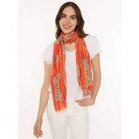 Zwillingsherz Schal "Leopard", (1-St), Leoparden Muster, leichter Stoff