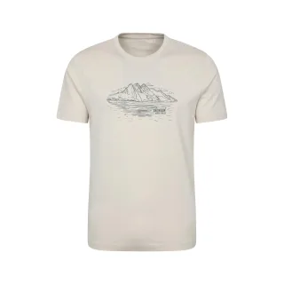 Mountain Warehouse - "Snowdon" T-Shirt für Herren kurzärmlig (Naturweiß)