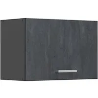 Vicco Hängeschrank R-Line, Schwarz Beton/Anthrazit, 60 cm Flach (1-St)