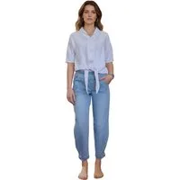Stehmann Schlupfjeans Rachell3-700W, lässige Powerstretch Jeans mit Faltendetails super stretchig