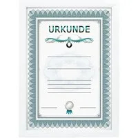IDEAL TREND Bilderrahmen Dokument Bilderrahmen mit Klarglas Urkunde Foto Rahmen PS-1 Portraitra