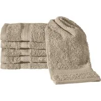 REDBEST Gästehandtuch Gästetuch "Chicago" 6er-Pack, Frottier, Walk-Frottier Uni