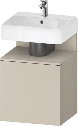 Duravit Qatego Waschtischunterbau wandhängend Taupe Supermatt 490x420x645 mm - QA4077L83830000 QA4077L83830000