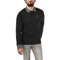 Blend Langarm-Poloshirt BHRalle (1-tlg) Longsleeve mit verlängerter Rückenpartie