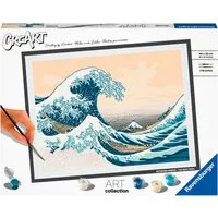 Ravensburger Malen nach Zahlen CreArt, ART Collection: Große Welle (Hokusai), Made in Europe