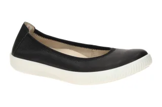 Legero 2-000435-0100 Silence Damen Ballerinas Schwarz - Weich Gepolstert