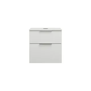 Burgbad Waschtischunterschrank Eqio 619x600x550 Weiß Hochglanz, WXXH060F2009 WXXH060F2009