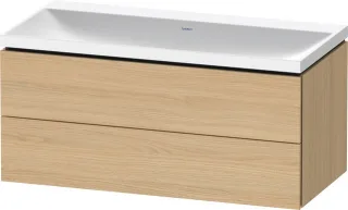 Duravit L-Cube c-shaped Set wandhängend Natur Eiche Matt 1000x480x480 mm - LC6952N30300000 LC6952N30300000