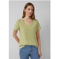 s.Oliver Kurzarmshirt T-Shirt T-Shirt mit V-Ausschnitt
