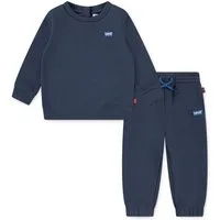 Levi's® Kids Neugeborenen-Geschenkset LVN HOODIE,JOGGER SET (Set, 2-tlg) mit kleiner Label-Applikation- Stickerei
