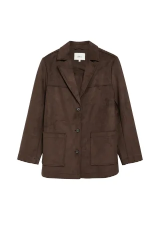 s.Oliver - Indoor-Jacke braun - Gr. - 48