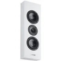 CANTON Atelier OnWall 5 weiss seidenmatt Einbaulautsprecher (Keiner, 70.0 W, Flache Bauform, Aluminium-Titan Treiber, Wave-Linse, Hidden Connection)